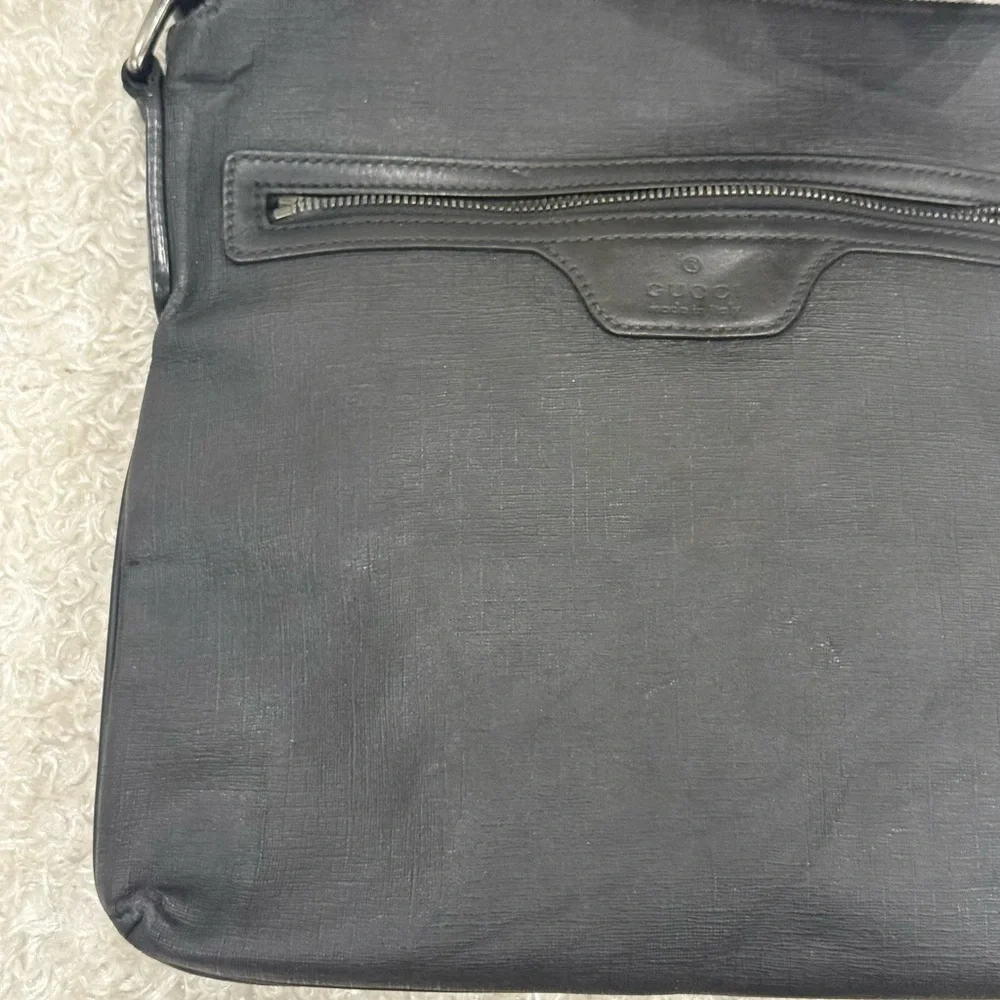 Gucci GG Supreme Shoulder Bag Crossbody Messenger Bag Black